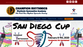 What Championrhythmics.com website looked like in 2019 (4 years ago)
