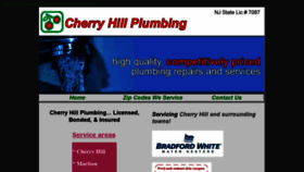 What Cherryhillplumbing.net website looked like in 2019 (4 years ago)