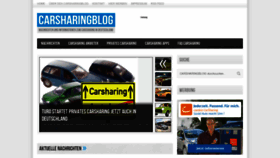 What Carsharing-blog.de website looked like in 2019 (4 years ago)