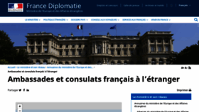 What Consulfrance.org website looked like in 2019 (4 years ago)