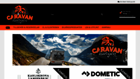 What Caravankungen.se website looked like in 2019 (4 years ago)