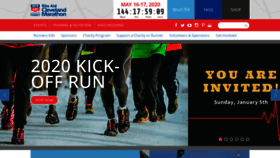 What Clevelandmarathon.com website looked like in 2019 (5 years ago)