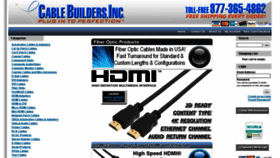 What Cablebuilders.com website looked like in 2019 (4 years ago)
