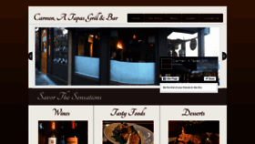 What Carmen-tapas.com website looked like in 2019 (4 years ago)