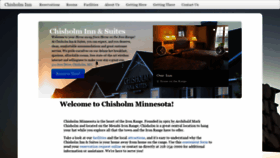 What Chisholminn.com website looked like in 2019 (4 years ago)