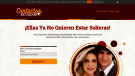 What Contactosecuador.com website looked like in 2019 (4 years ago)