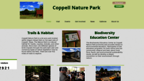 What Coppellnaturepark.org website looked like in 2019 (4 years ago)