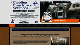 What Carolinacrawlspacesolutions.org website looked like in 2019 (4 years ago)