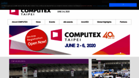 What Computextaipei.com.tw website looked like in 2019 (4 years ago)