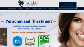 What Capitaldentistry.com website looked like in 2019 (4 years ago)