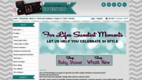 What Custominvitationsbyekwebdesigns.com website looked like in 2019 (4 years ago)