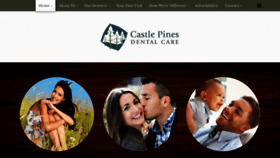 What Castlepinesdentalcare.com website looked like in 2019 (4 years ago)