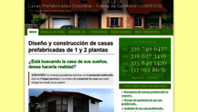 What Casasprefabricadascolombia.com website looked like in 2019 (4 years ago)