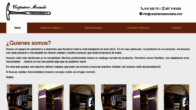 What Carpinterosasociados.com website looked like in 2019 (4 years ago)