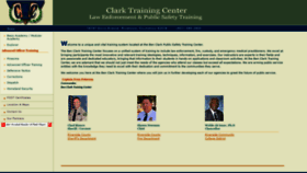 What Clarktraining.org website looked like in 2019 (4 years ago)