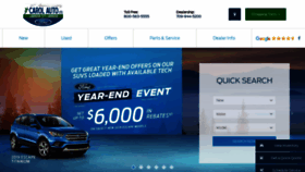 What Carolauto.com website looked like in 2019 (4 years ago)