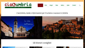 What Ciaoumbria.it website looked like in 2019 (4 years ago)