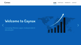 What Caynax.com website looked like in 2019 (4 years ago)