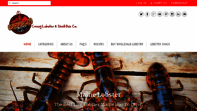 What Crazylobstershellfish.com website looked like in 2019 (4 years ago)