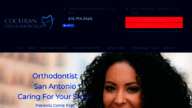 What Cochranorthodontics.com website looked like in 2019 (4 years ago)