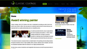What Classiccoatings.com.au website looked like in 2019 (4 years ago)