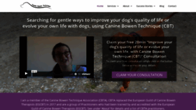 What Caninebowentechnique.com website looked like in 2019 (4 years ago)