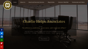 What Charliehelps.co website looked like in 2019 (4 years ago)