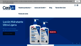 What Cerave.mx website looked like in 2019 (4 years ago)