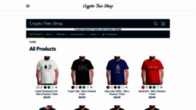 What Crypto-tees.shop website looked like in 2019 (4 years ago)