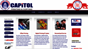 What Capitol-printing.net website looked like in 2019 (4 years ago)