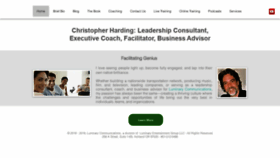 What Christopherharding.com website looked like in 2019 (4 years ago)