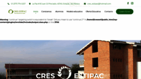 What Cresestipac.edu.mx website looked like in 2019 (4 years ago)