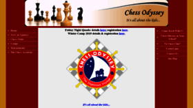 What Chessodyssey.com website looked like in 2019 (4 years ago)