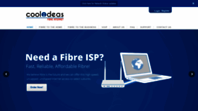 What Coolideas.co.za website looked like in 2019 (6 years ago)