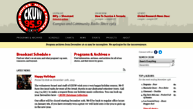 What Ckuw.ca website looked like in 2019 (4 years ago)