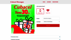 What Cubacelrecargas.com website looked like in 2019 (4 years ago)