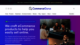 What Commercegurus.com website looked like in 2019 (4 years ago)