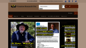 What Creationresearchusa.org website looked like in 2019 (4 years ago)