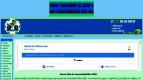 What Comunidadbiker.com website looked like in 2019 (4 years ago)