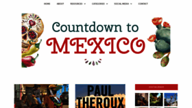 What Countdowntomexico.com website looked like in 2019 (4 years ago)