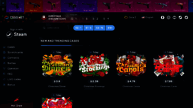 What Csgo.net website looked like in 2019 (5 years ago)