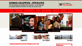 What Chadwickinsurance.com website looked like in 2019 (4 years ago)