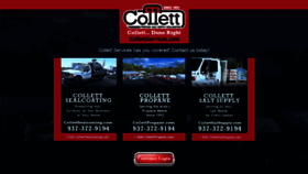 What Collettservices.com website looked like in 2019 (4 years ago)