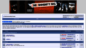 What Cinecommunity.org website looked like in 2019 (4 years ago)