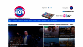 What Campechehoy.mx website looked like in 2019 (4 years ago)
