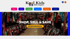 What Consignkoolkids.com website looked like in 2019 (4 years ago)