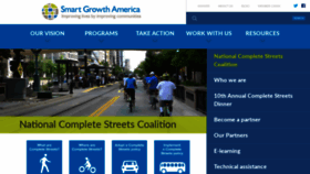 What Completestreets.org website looked like in 2019 (4 years ago)