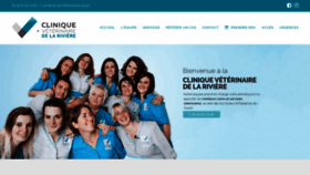 What Clinique-veterinaire-de-la-riviere.com website looked like in 2019 (4 years ago)