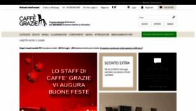 What Caffegrazie.it website looked like in 2019 (4 years ago)