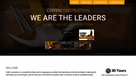 What Coffenconstruction.com website looked like in 2019 (4 years ago)
